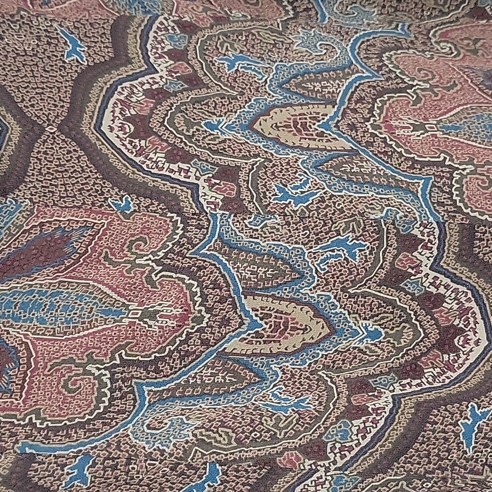 100% Silk Brown Floral Patterned Rodeo Western Cowgirl Festival Vibe Skirt 12 - Picture 13 of 15